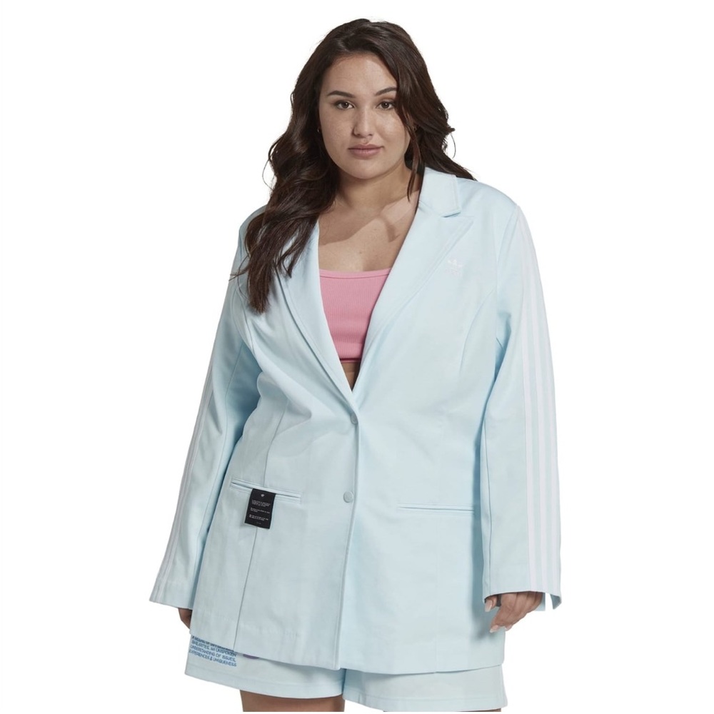 Adidas Always Original Track Jacket Blazer Baby Blue 4X NWT